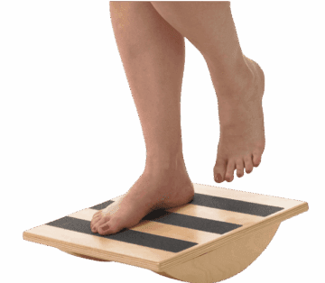 لوح التوازن الخشبي أحادي الاتجاه