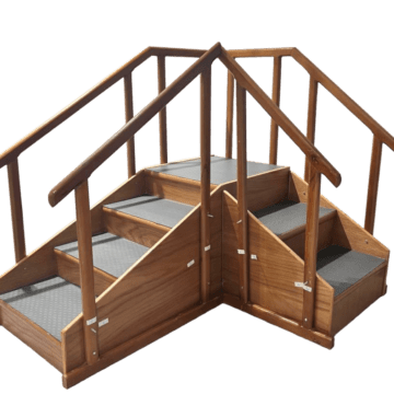 وحدة سلم زاوية L للتأهيل الحركي