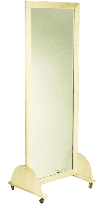 One-sided moving mirror