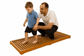 Wooden Cylinder Balance Trainer