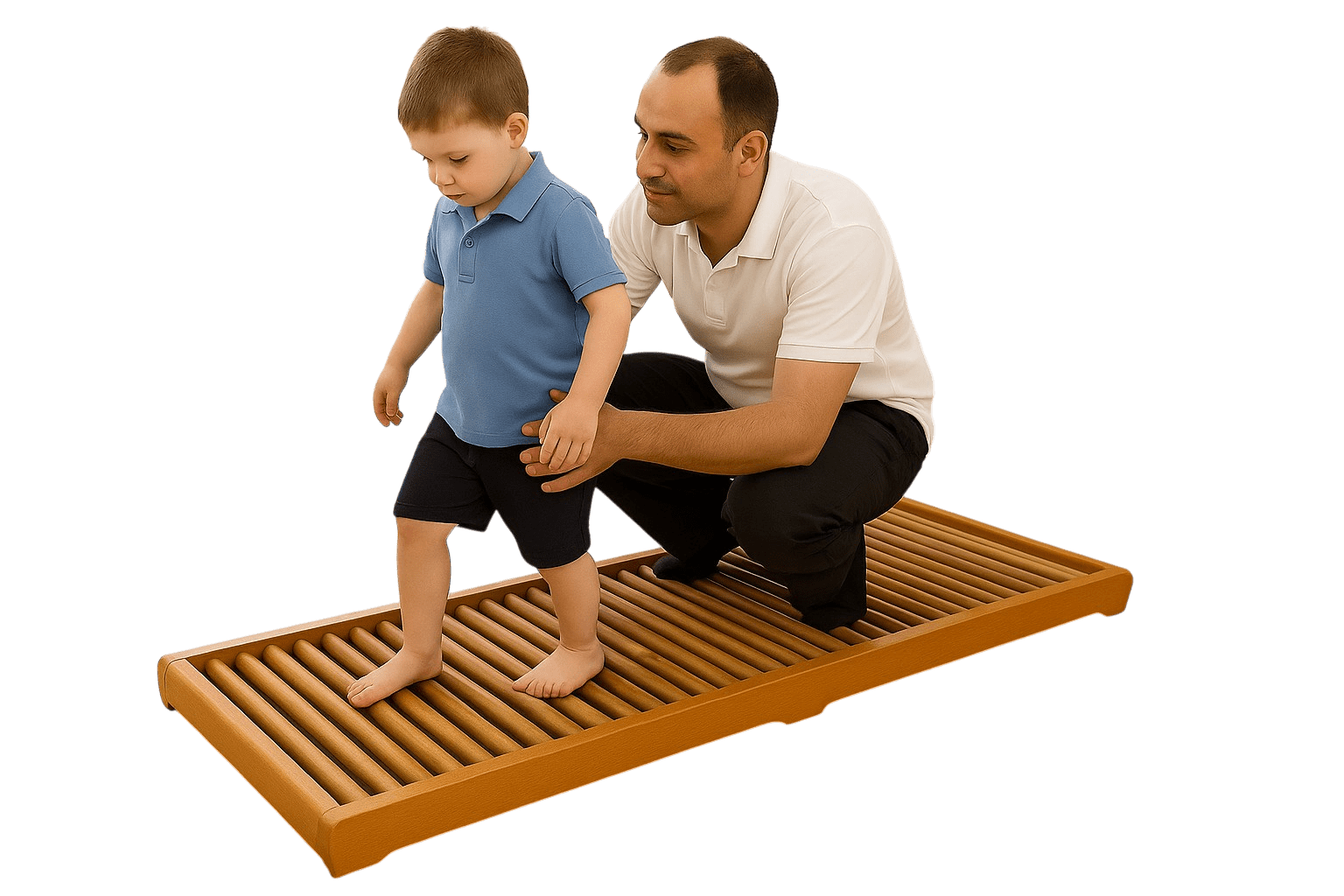 Wooden Cylinder Balance Trainer